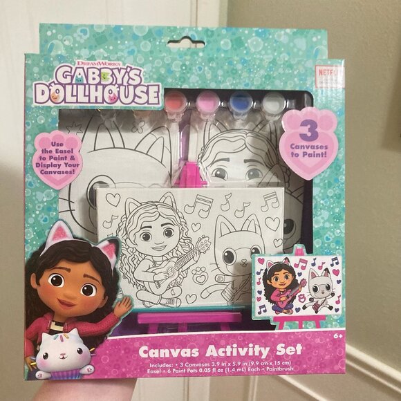Dreamworks | Toys | Dreamworks Gabbys Dollhouse Canvas Activity Set ...